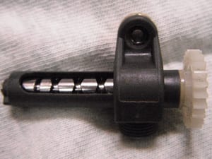 Shimano Scorpion after service — spotless line guide